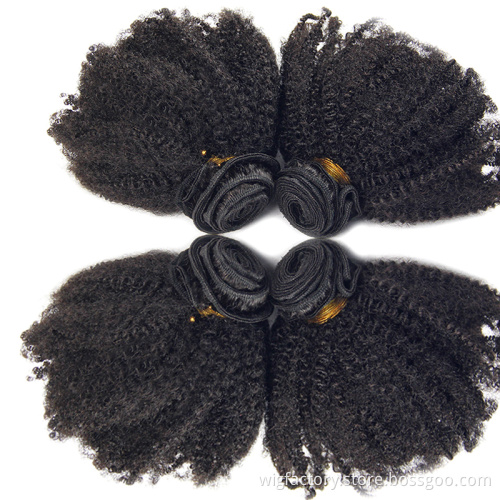 Best selling high quality 100% raw malaysian hair, virgin unprocessed 4c kinky curly hair afro
